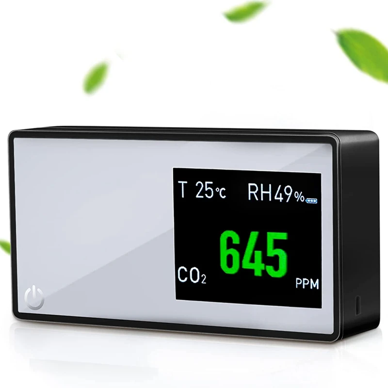 

1 Piece 3 In 1 Multifunctional CO2 Detector Air Quality Detector Air Analyzer For CO2 For Indoor Home Office