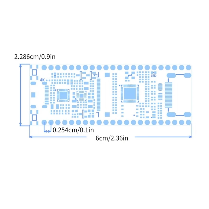 Lichee 4K Gowin минималистичная FPGA GoAI макетная плата GW1NSR-LV4C GOAI для программируемого