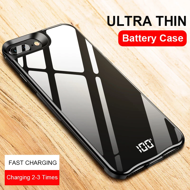 

Ультратонкий чехол для iPhone 6, 6s, 7, 8, 6P, 6SP, 7P, 8 Plus, 5000 мАч