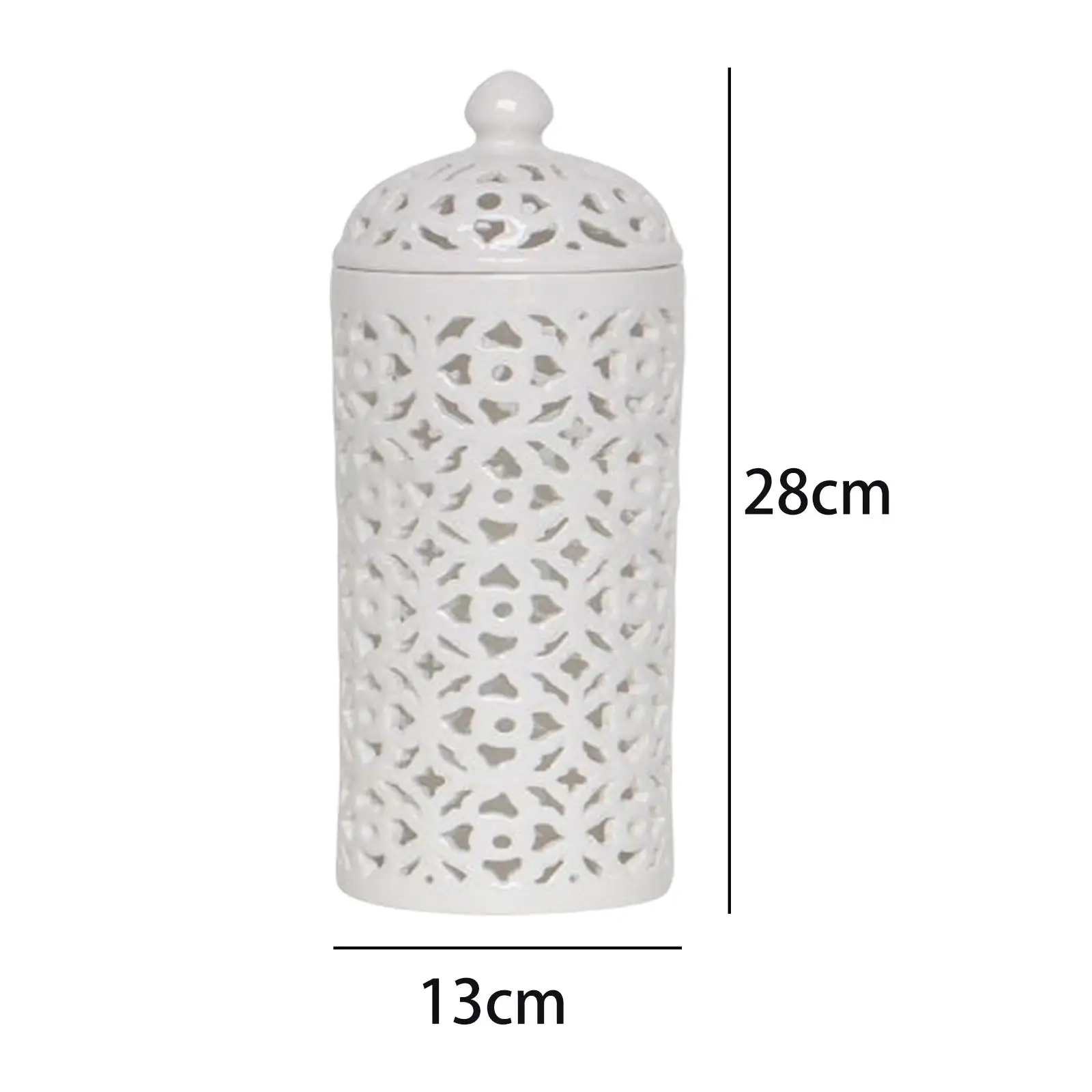 

Керамическая ажурная ваза для столешниц с крышкой, баночка для дужек, органайзер в простом стиле, декор для гостиной, украшение для дома