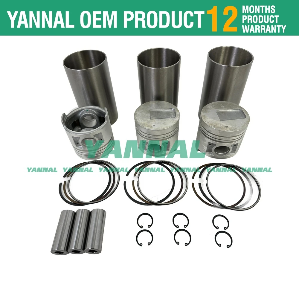 Комплект для капитального ремонта S3L3 двигателя Mitsubishi Mahindra 3215 2815 3316 трактор