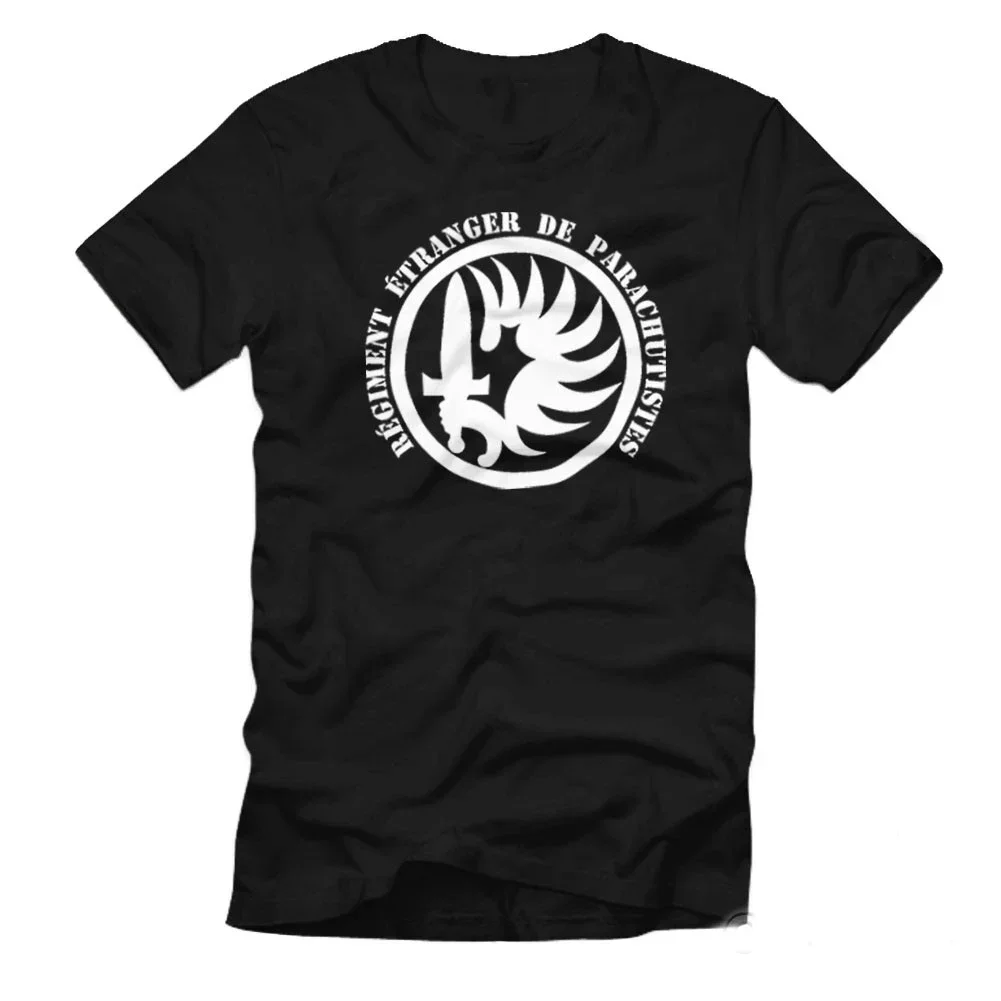 Футболка с эмблемой Régiment Étranger French Foreign Legion Парачут Они Эмблема летняя