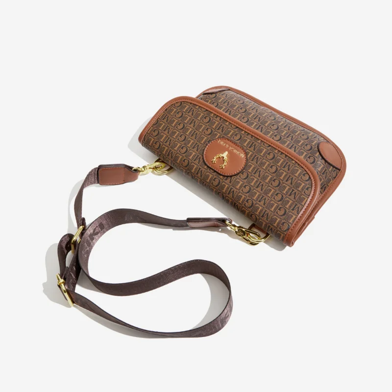 Wide Shoulder Strap Crossbody Ins New Small Bag Women's Bag 2023 New High-Grade Korean Style Fashionable All-Match Shoulder Bag