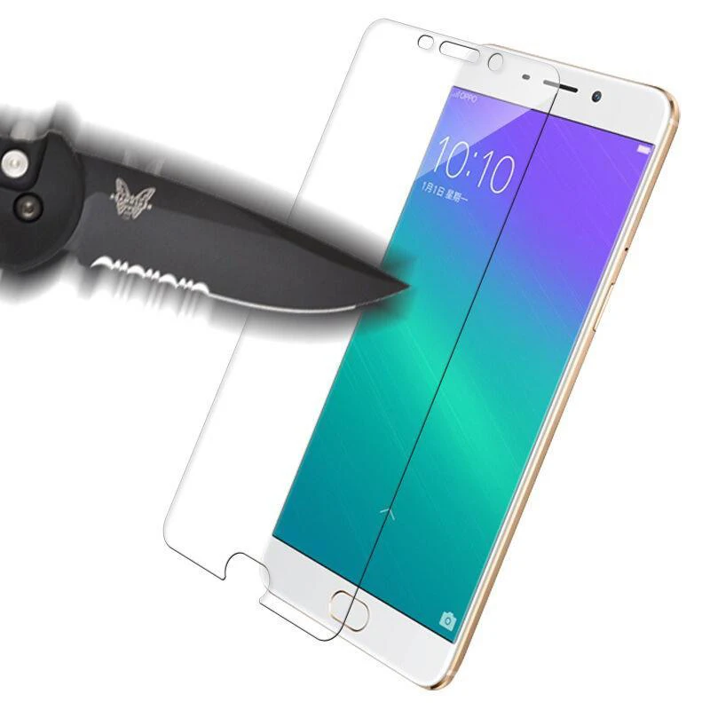 tempered glass for oppo f7 a37 a59 a83 a85 screen protector toughened membrane for oppo f1s f1 r11 r11s plus f5 lite glass film free global shipping