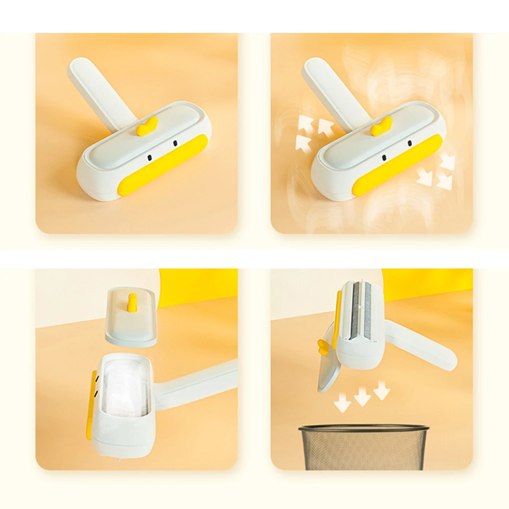 Двусторонняя щетка-ролик для чистки шерсти домашних животных щетка ковров и