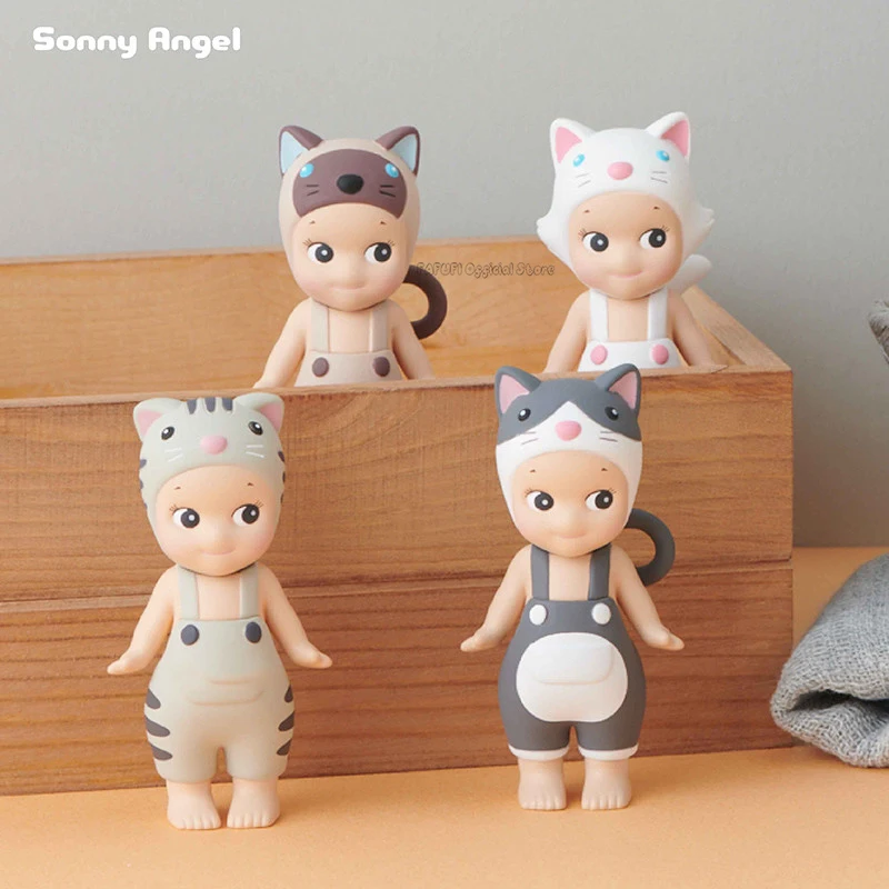 

Sonny Angel Cat Life Series Blind Box Surprise Box Original Action Figure Cartoon Model Mystery Box Collection Girls Gift