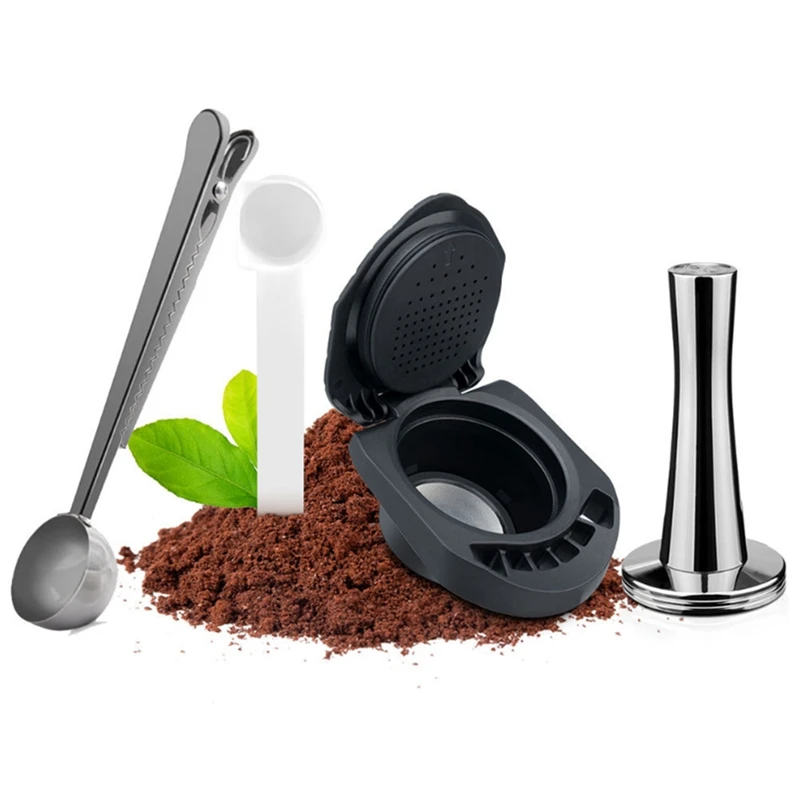 

Reusable Capsule Adapter for Dolc Gusto,Support Fill Your Favorite Coffee Powder Compatible for Piccolo XS /Genio S