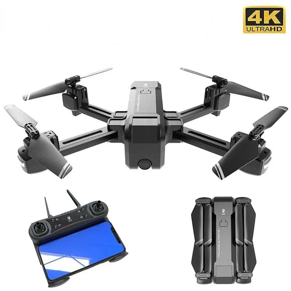 Радиоуправляемый квадрокоптер KF607 с широкоугольной HD-камерой 1080P 4K 120 градусов со