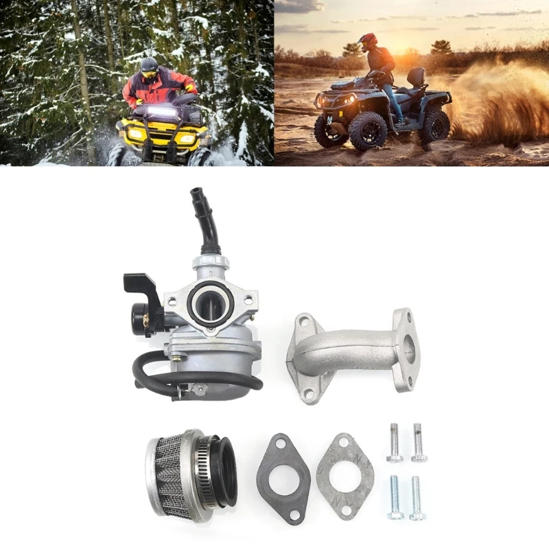 Карбюратор для квадроцикла PZ19 с топливным фильтром и воздушным 70cc 80cc 90cc 110cc ATV Dirt