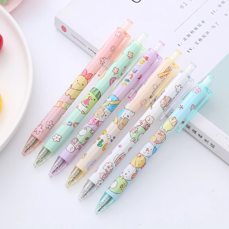 40 Pcs Creative Press Gel Pens Combination Stationery High-value Students  A Variety of Office Water-based Signature Pens