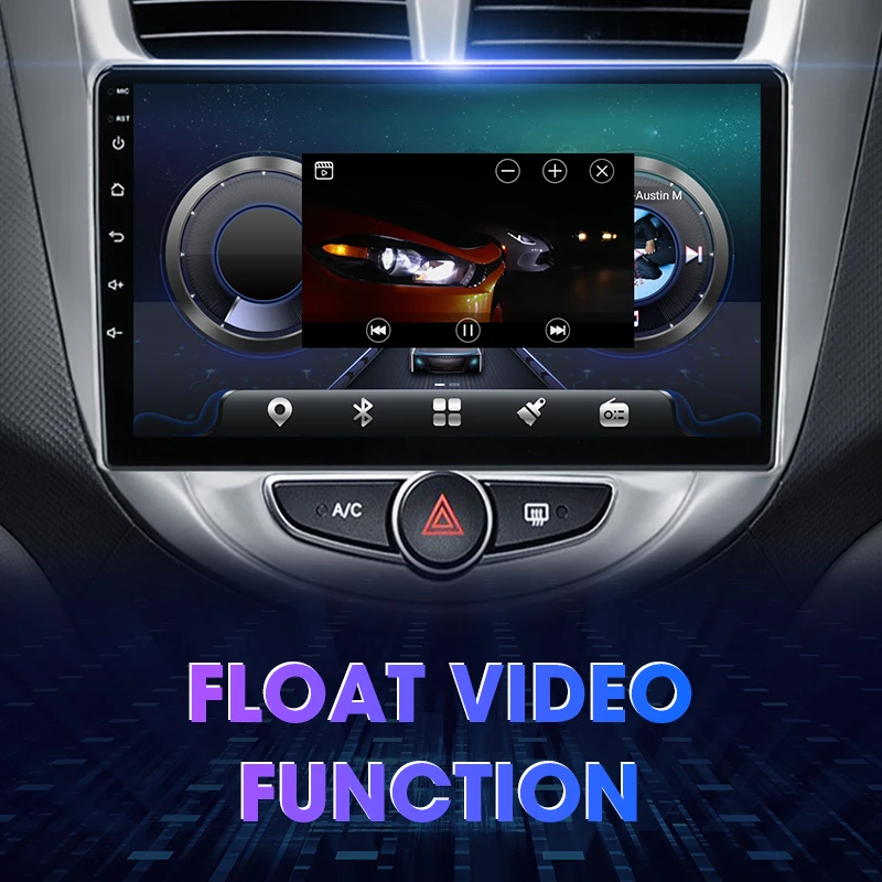 $80.75 Srnubi for Hyundai Solaris Accent 1 2010 - 2014 2015 2016 Android 2din Car Radio Multimedia Player GPS 2 Din Stereo DVD Speakers