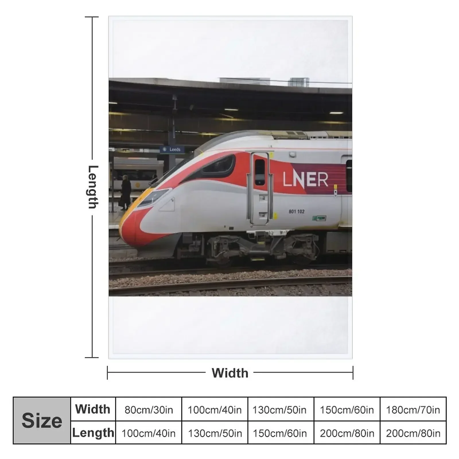 Пушистый плед для дивана LNER Azuma