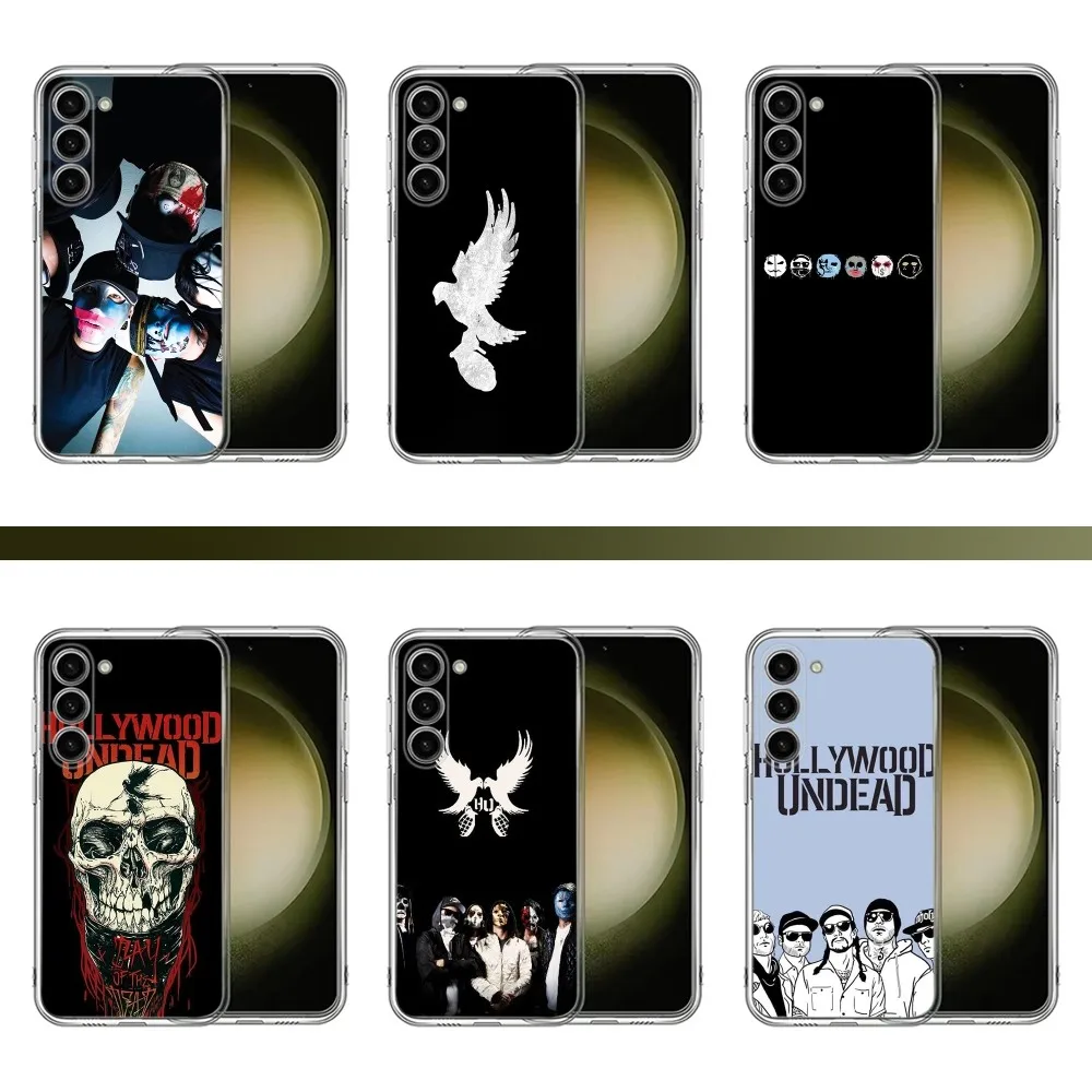 Чехол для телефона H-Hollywood U-Undead-S Band Samsung Galaxy A71 70 52 40 51 31 A50 21S 30S Note20 прозрачный чехол