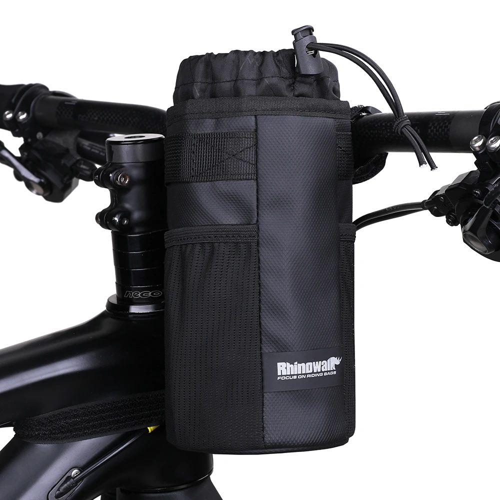 

Rhinowalk Water Bottle Bicycle Bag Bottle Storage Pack Bike Handlebar Stem Bag Insulated Kettle Pouch Bike Accessories