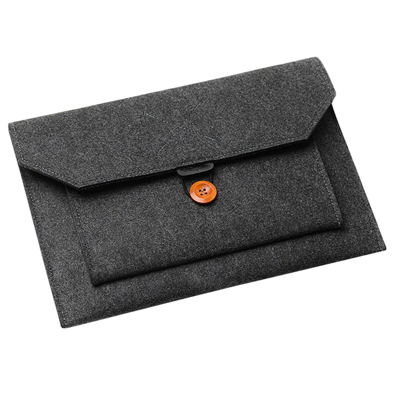

Soft Business Bag Case for Apple Macbook Air Pro Retina 13 Laptop for Macbook Tablet Bag Dark Gray