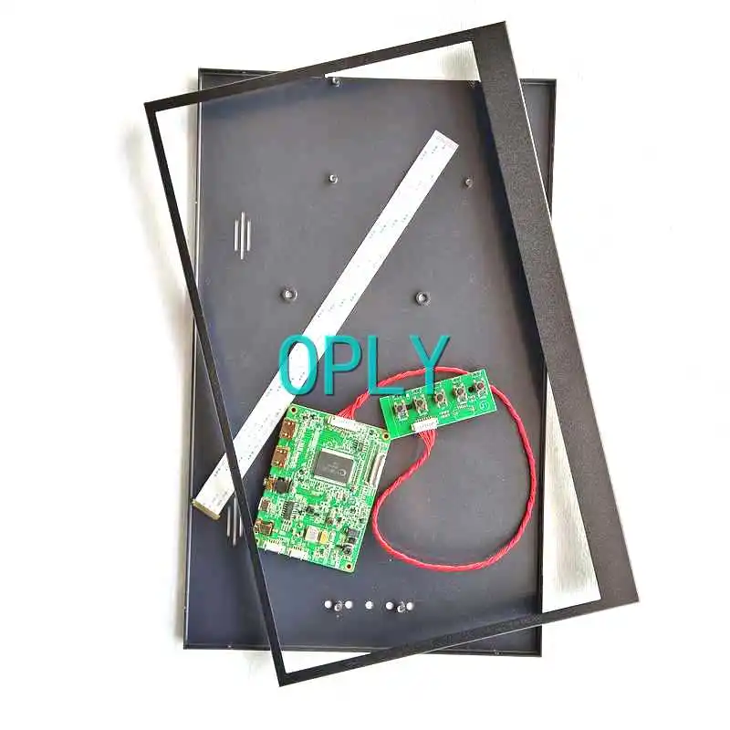 

For B173HAN01.0/1/3/7 LCD Panel Controller Board+Metal Case Back Cover Box Micro USB 1920*1080 Mini-HDMI EDP 30Pin DIY Kit 17.3"