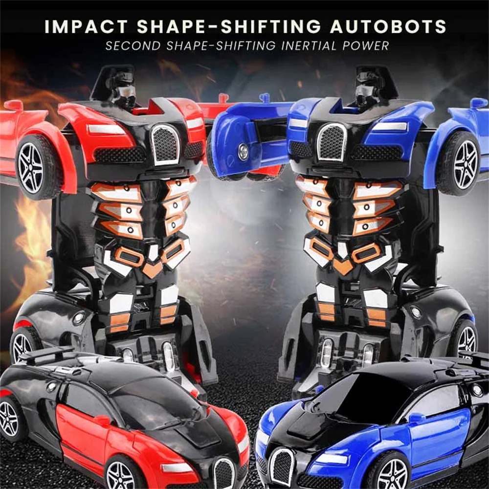 

Children Automatic Transformation Robot Car Model Collision Inertial Deformation Bugatti Inertial Toy Car King Kong Car Model