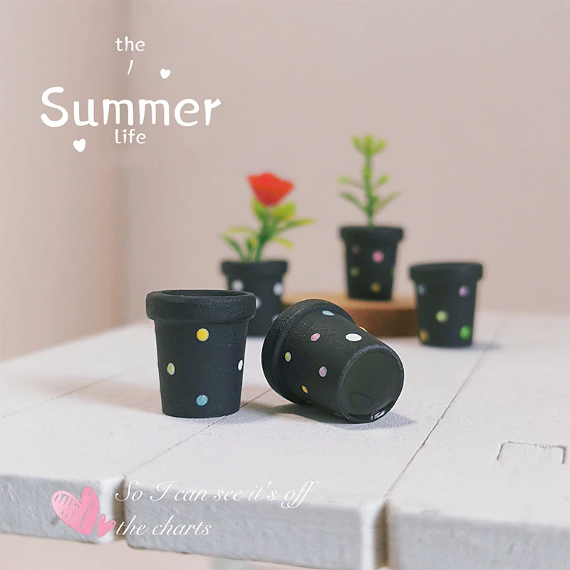 1:12 миниатюрный цветочный горшок для кукольного домика миниатюрная модель микро