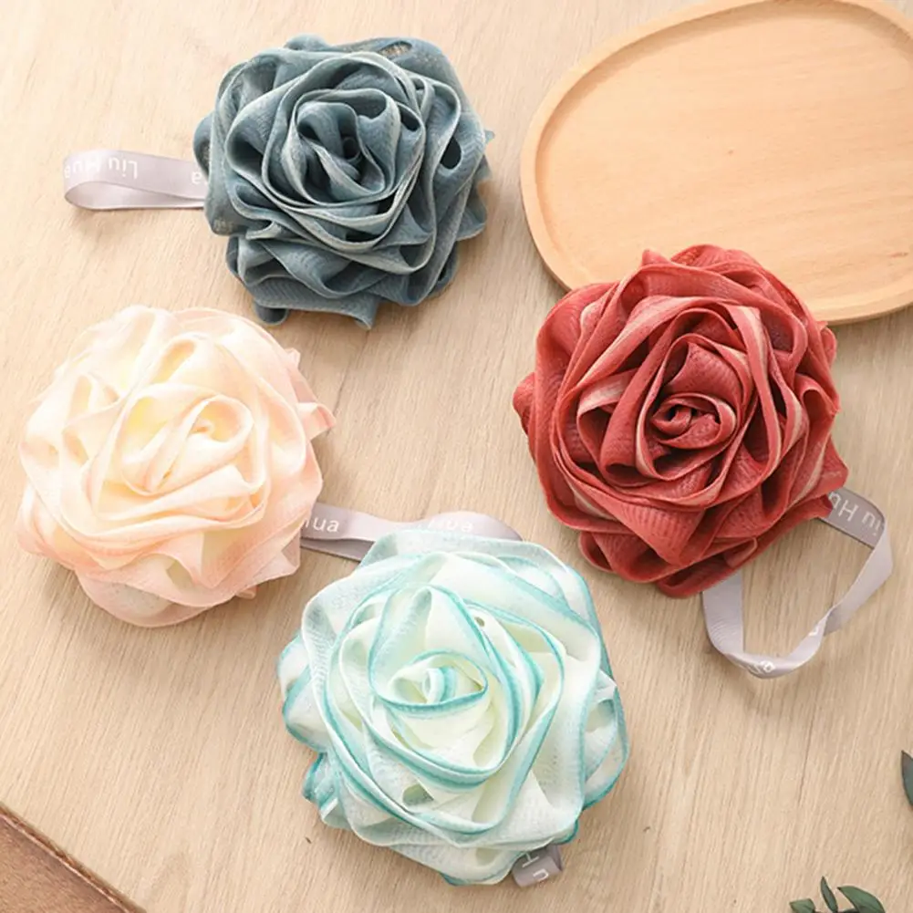 

Bathing Scrubber Sanitary Bath Ball Home Supplies Fast Foaming Creative Rose Body Cleaner Exfoliating Scrubber