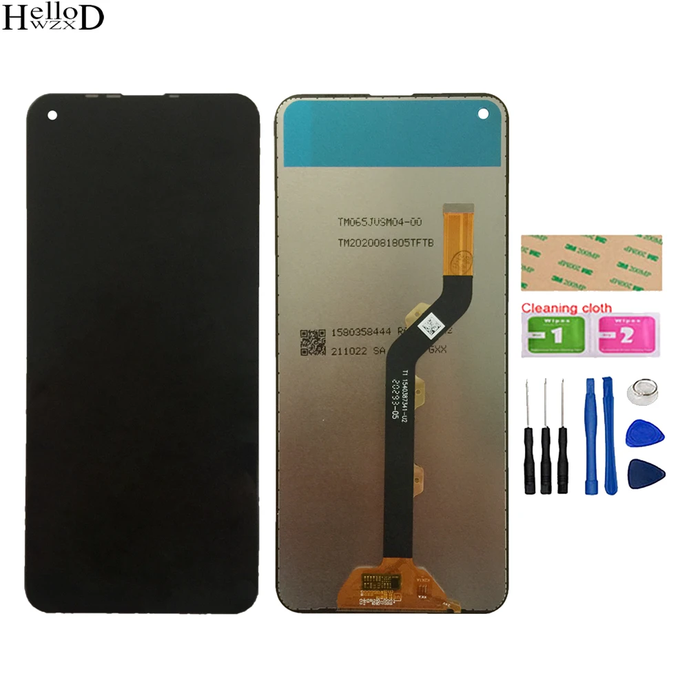 

Tested LCD Display For Infinix Hot 9 Pro X655 X655C X655F X655D LCD Display Touch Screen Digitizer Assembly Replacement +Tools