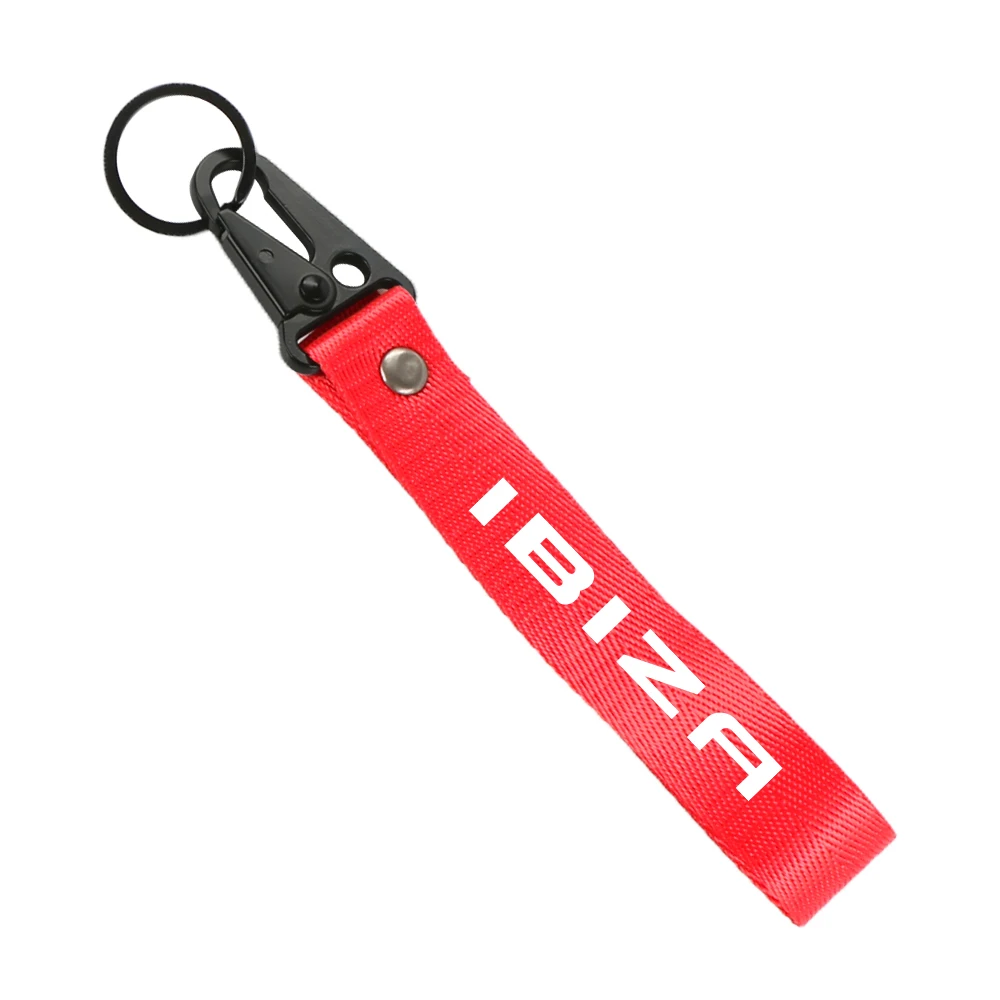 

Автомобильный брелок, ленточный ремешок для ключей, автомобильные аксессуары для Seat Ibiza 6F 6L 6J 2011 2010 MK3 6K 2018 IV 2003 2023 MK4 ST, ручка