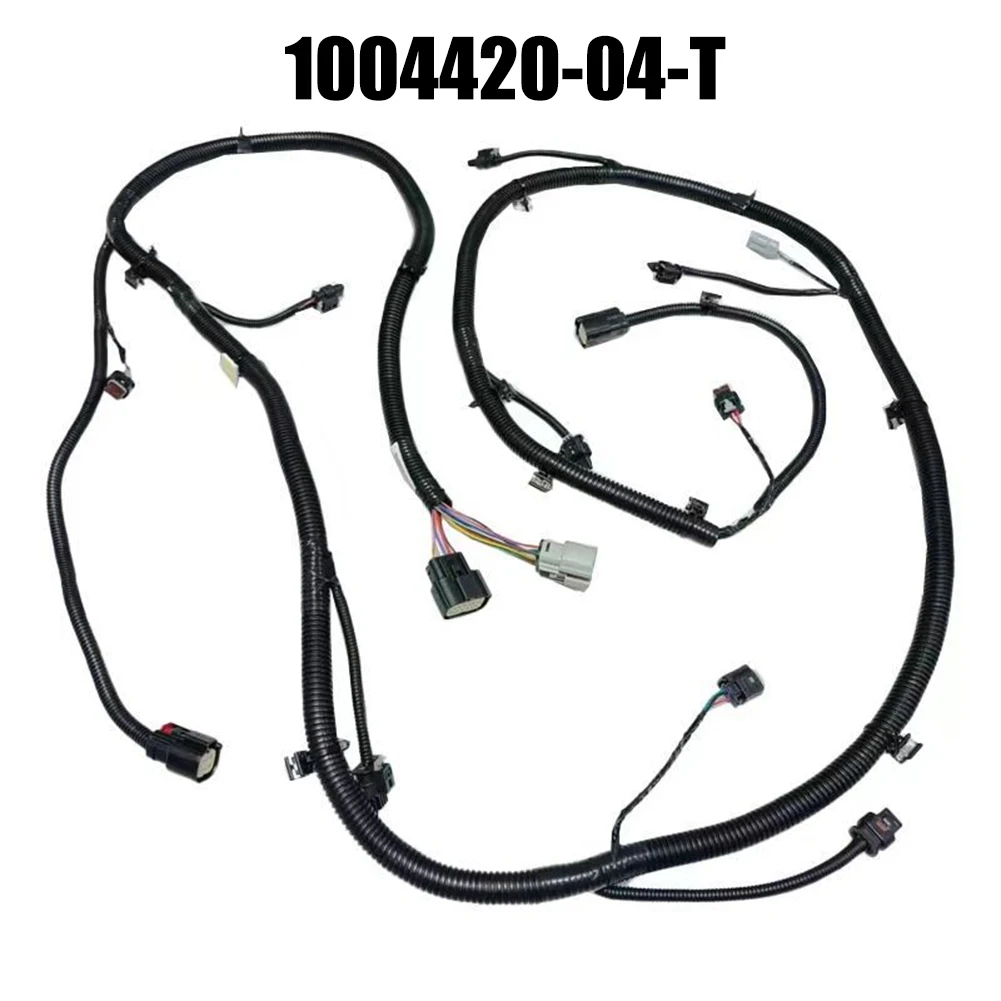 

1x Front Bumper Eyelet Wiring Harness Fits For Tesla Model S 2016-2021 #1004420-04-T Black Plastic Front-bumper Radar-harness