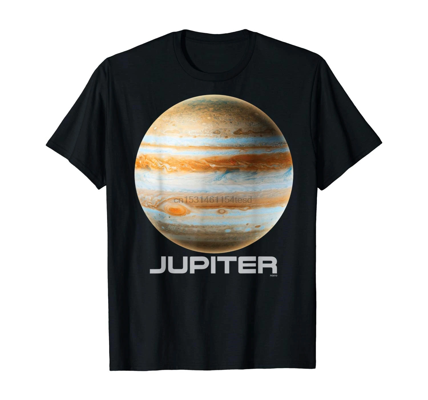 Футболка с изображением джупитера планеты Солнечной системы мужская и женская