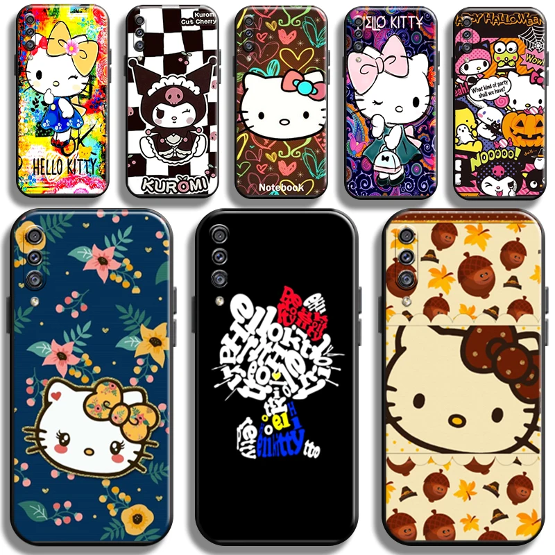 

Pretty Cartoon Hello Kitty For Samsung Galaxy A50 Phone Case Carcasa TPU Soft Back Cover Shockproof Funda Shell