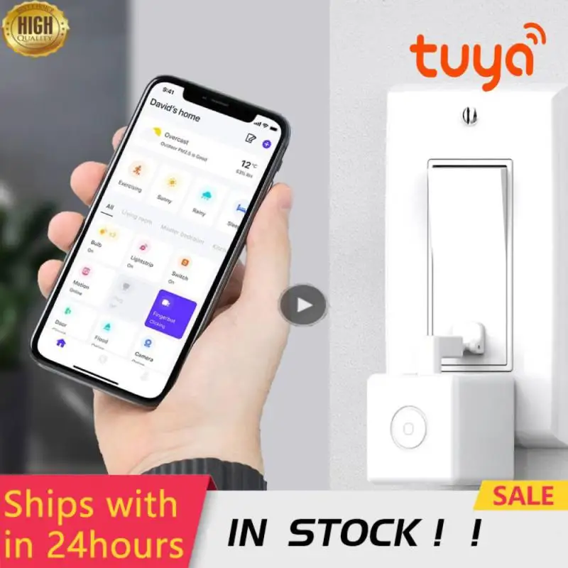 

2022 Home Fingerbot Robot Bluetooth Intelligent Switch Tuya APP Control Smart Switch Finger Robot WIFI Work With Alexa Google