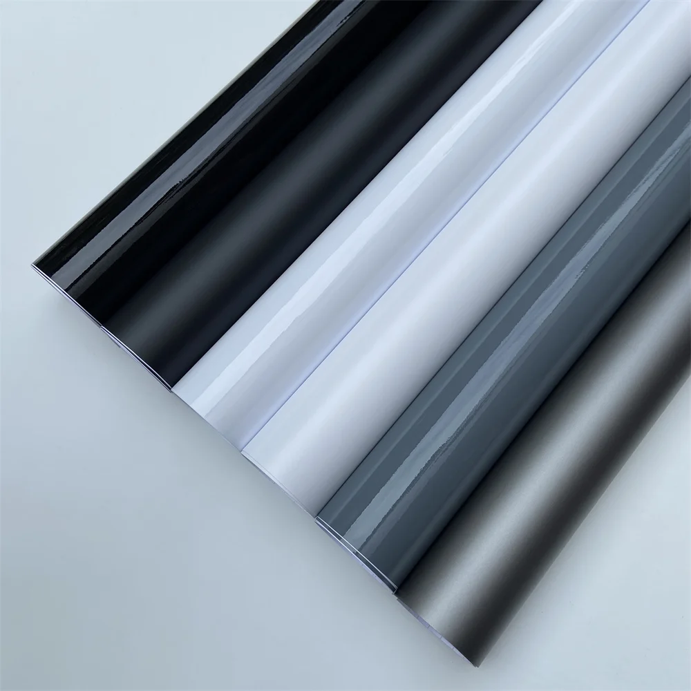 Белая глянцевая черная виниловая пленка различных цветов матовая Черная