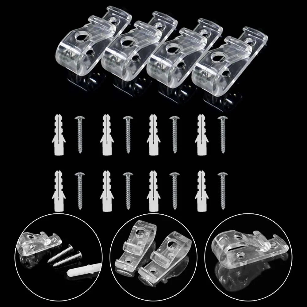 

Durable Home Hardware Blind Clips Hooks Child Safety For Curtain Hardware Heavy Duty Roman Shades Vertical 4PCS