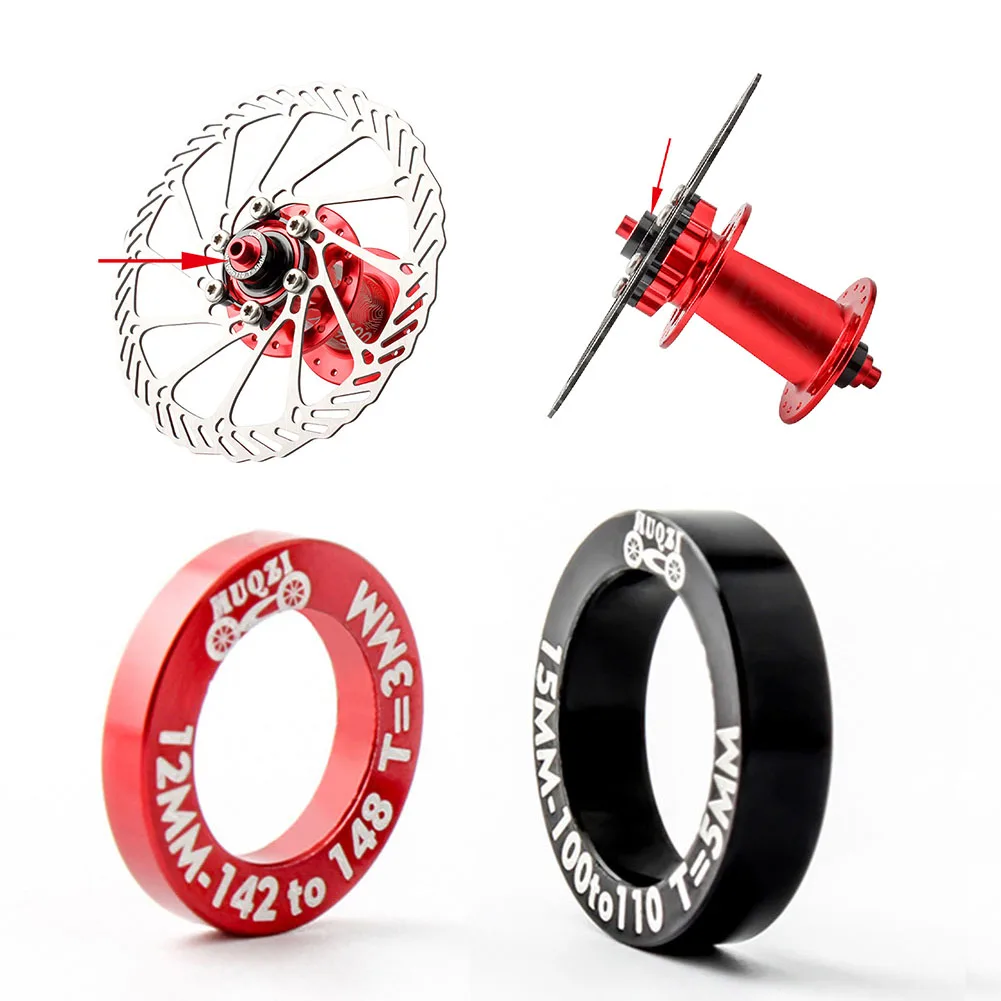 

2Pcs Aluminum Mountain Bike Bicycle Hub Conversion Spacers Kit 18.9*3mm/21*5mm Full CNC Machining Fine Turning Smooth Burr-free