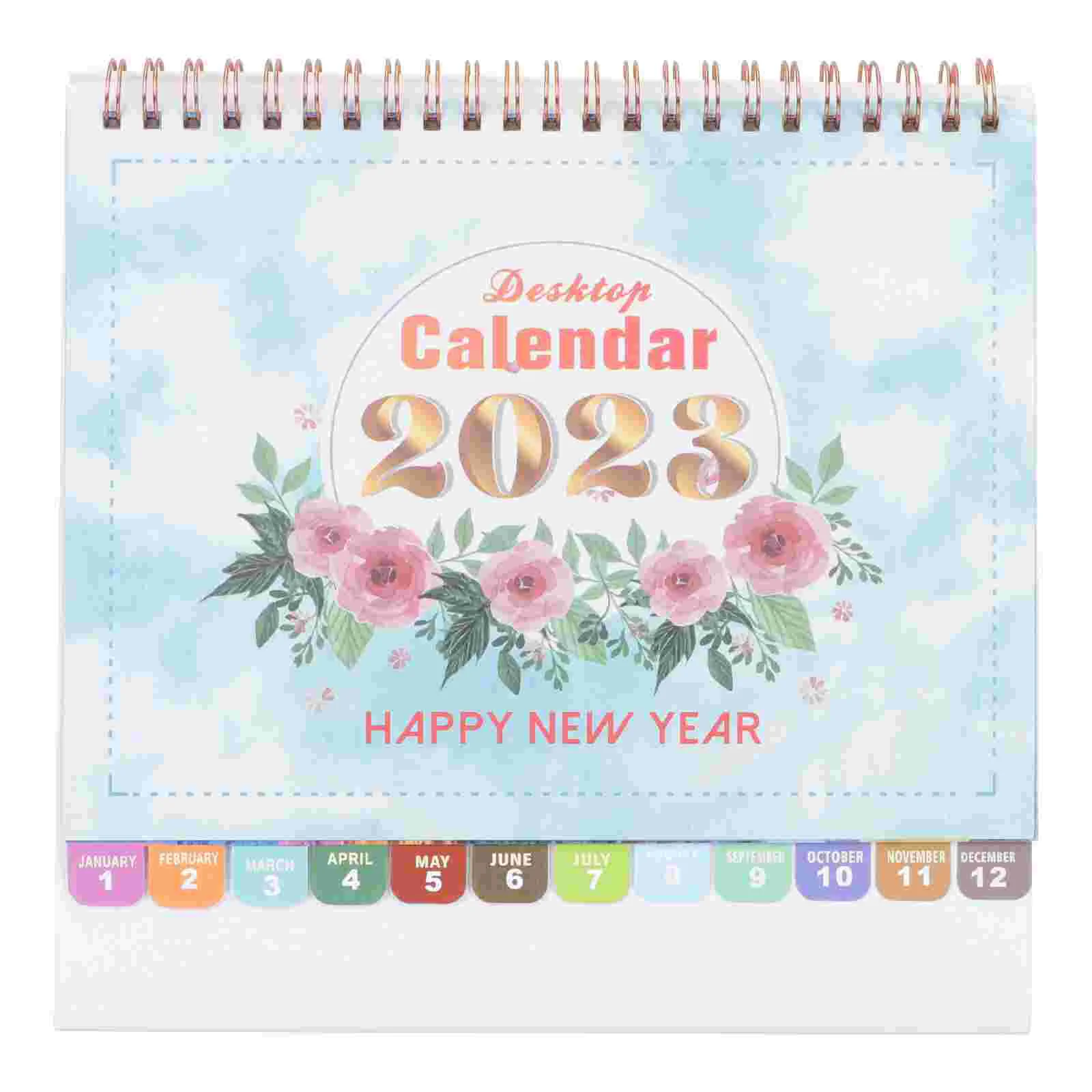 Calendar 2023 Desk 2022 Wall English Small Office Schedule Calendar  Planing Desktop Month Monthly Planner Home Calendars