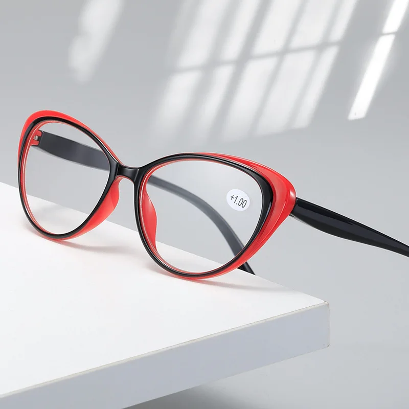 

Fashion Cat Eye Glasses Woman Reading Glasses Man Hyperopia Computer Reading Glasses Blue Light Diopter+1.0~+4.0