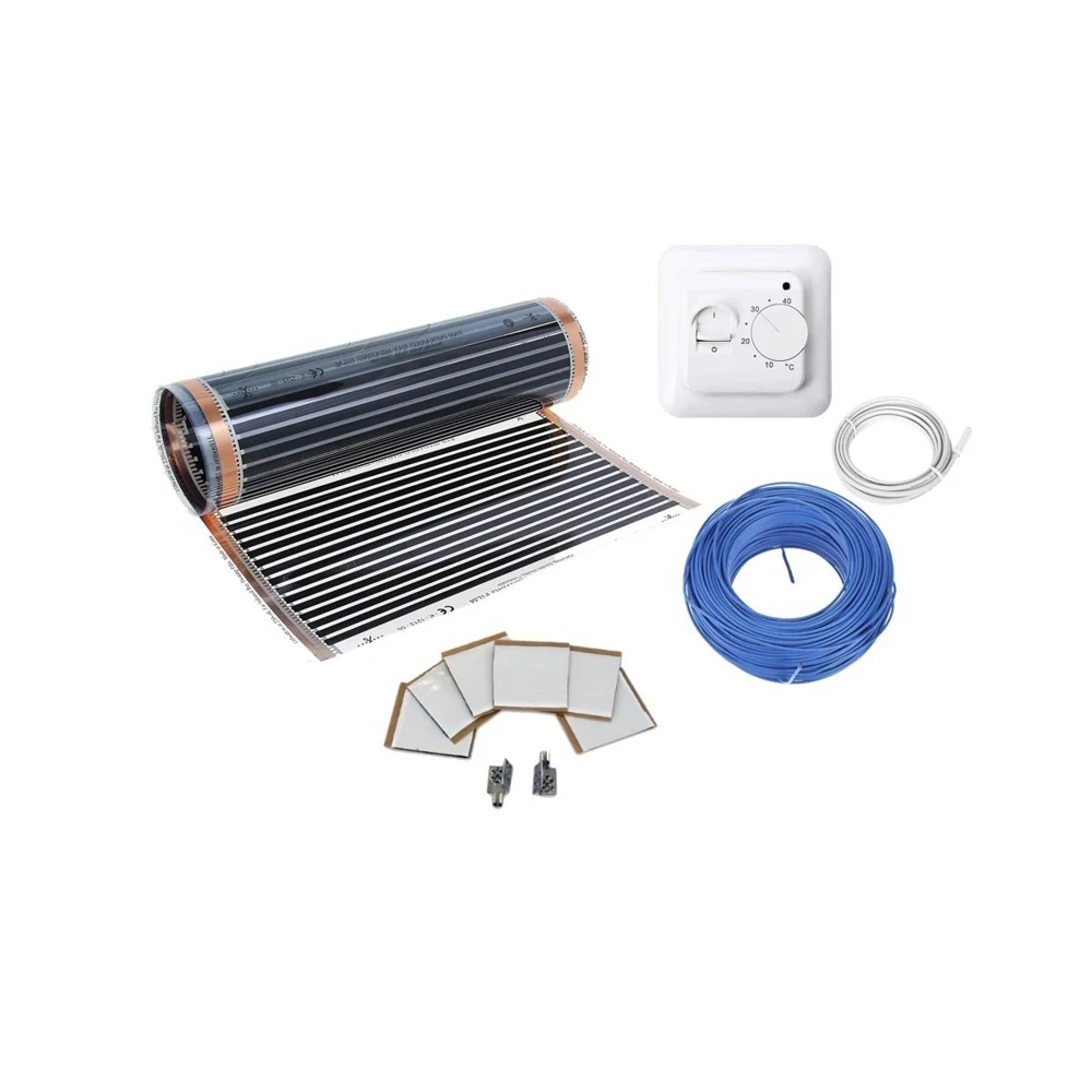 Warm floor electric with thermoregulator 1 square. M./Infrared/Film | Floor Heating Systems & Parts