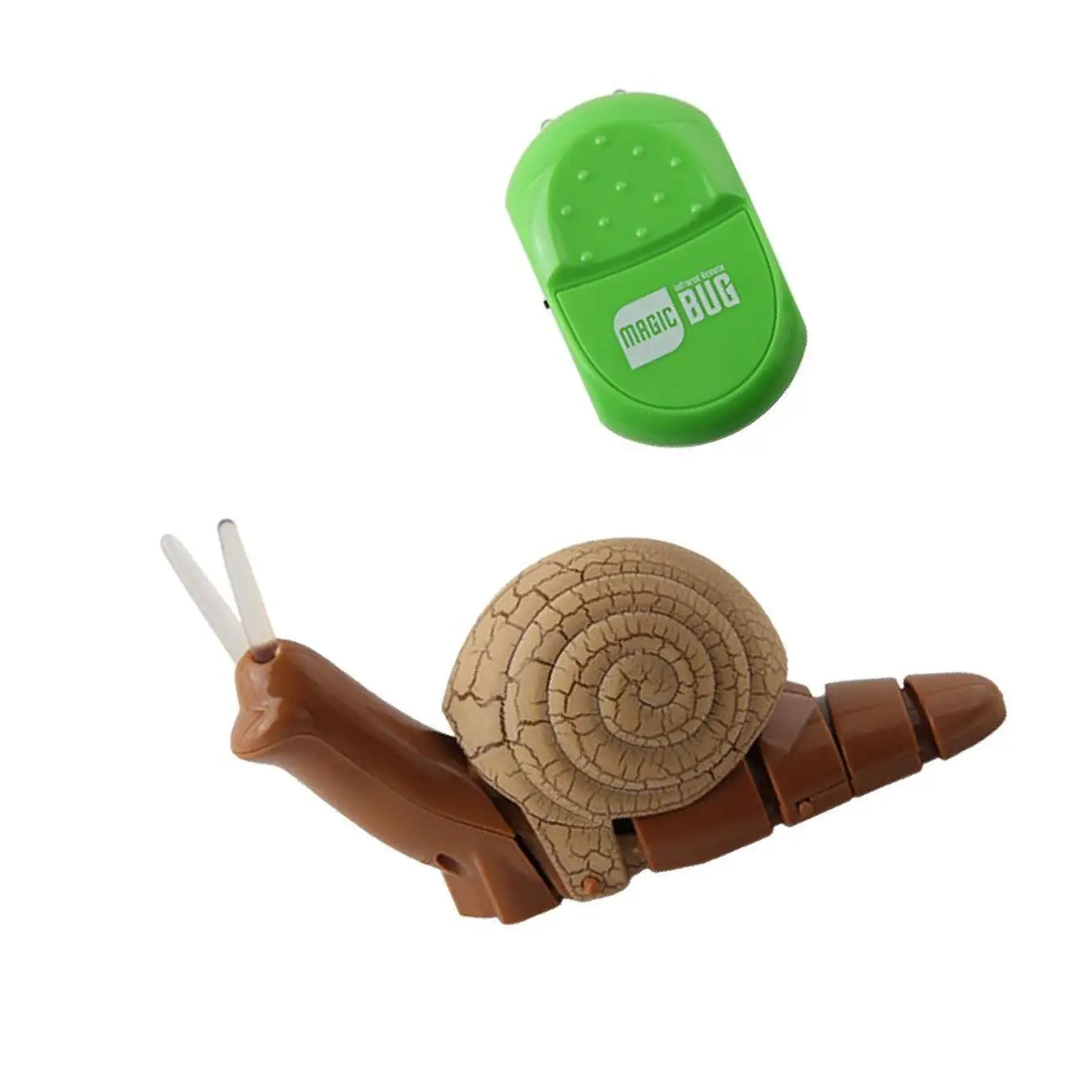 

Remote Control Fake Snail RC Toy Prank Insects Joke Scary Trick Bugs Brown