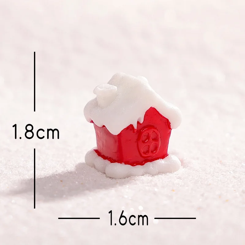 Миниатюрная статуэтка снеговик олень MOONBIFFY