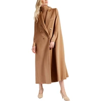 hight quality women double face cloak woolen coat fashion winter lengthen thickening keep warm overcoat lady oversized elegant