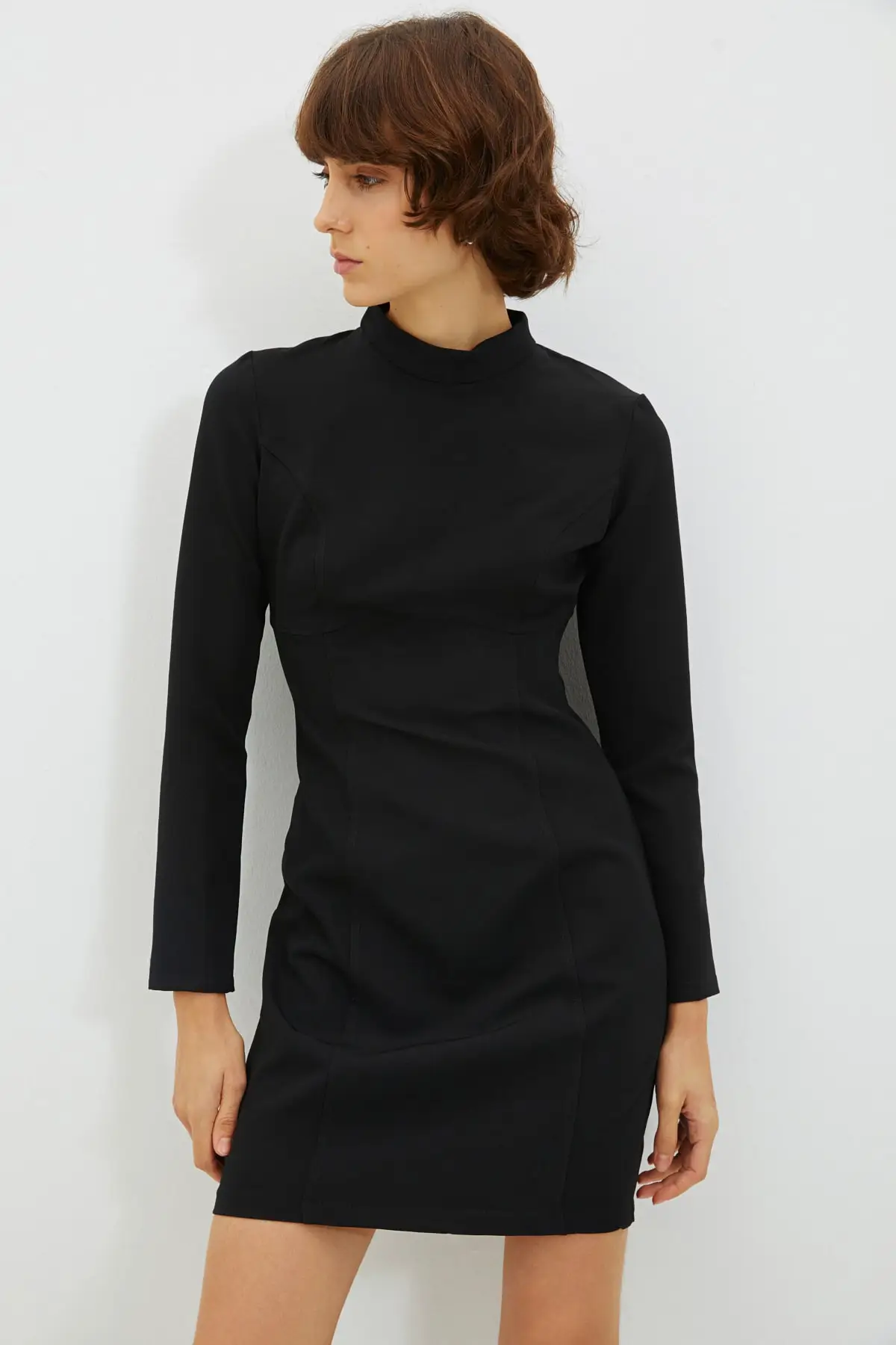 

Trendyol Upright Collar Dress TWOAW22EL2211