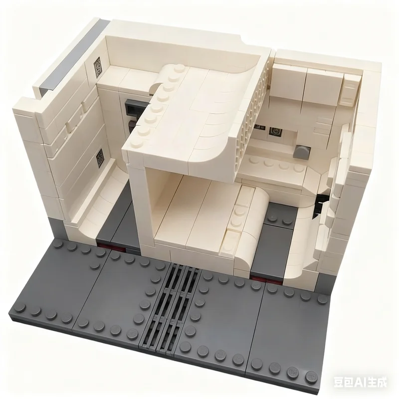 Фото 415 деталей MOC: Модель имперской тюремной камеры Кассиана Эндора из Star Battle, конструктор, архитектурная модель, рождественский подарок, идея для самостоятельной сборки №3