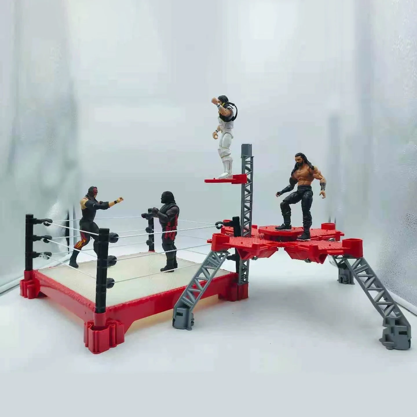 Фото WWE/AEW/Ultimate Fighting MIX и MATCH для колец, кольца для бойцов/без фигурок Actian, фигурки персонажей/ №3