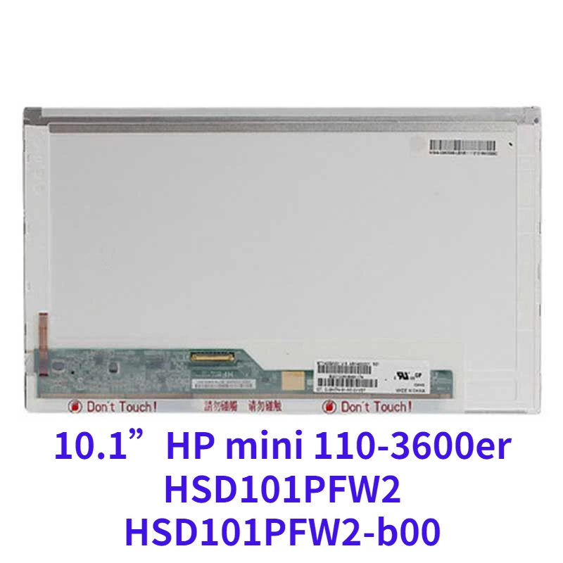 

10,1 дюймовая ЖК-матрица для ноутбука hp mini 110-3600er, ЖК-экран, панель дисплея HSD101PFW2 b00 HSD101PFW2-b00