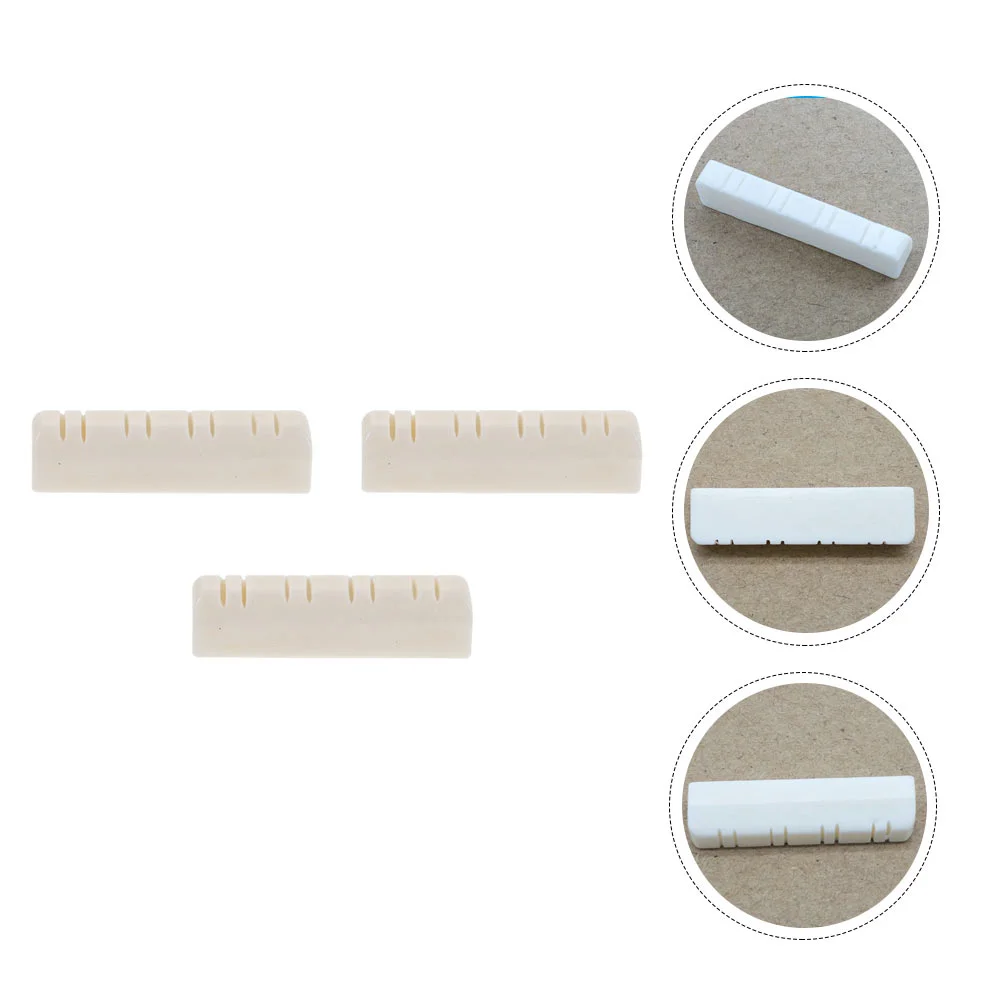 

Bone Nut Saddle Bone Nut Saddle Acoustic Guitar Ballad Mandolin Instrument Bone Nut Saddle Beef Bone Guitar Bone Bridge