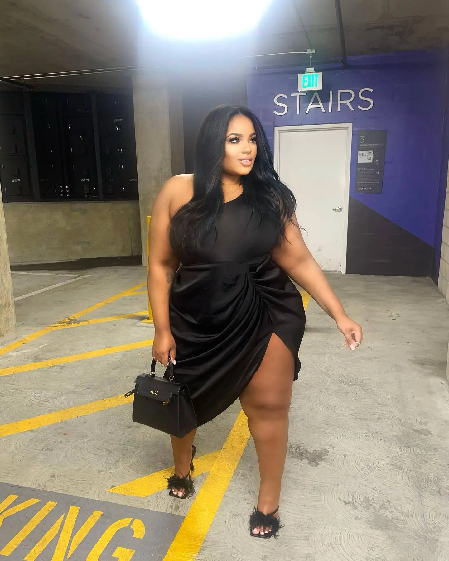 Plus Size Elegant Pretty Dress For Women Split Ruffle Luxury Cloth 2023 Summer Trendy Evening Party New Mini Dress