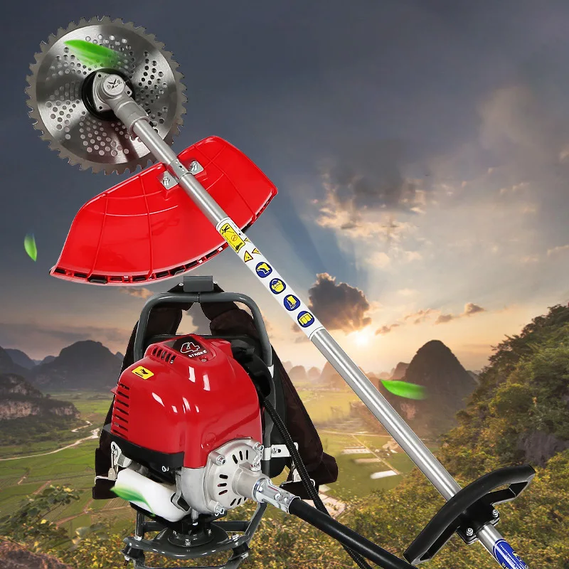 Рюкзак-кусторез газонокосилка с GX35 4-тактный 35 куб.см бензиновый двигатель