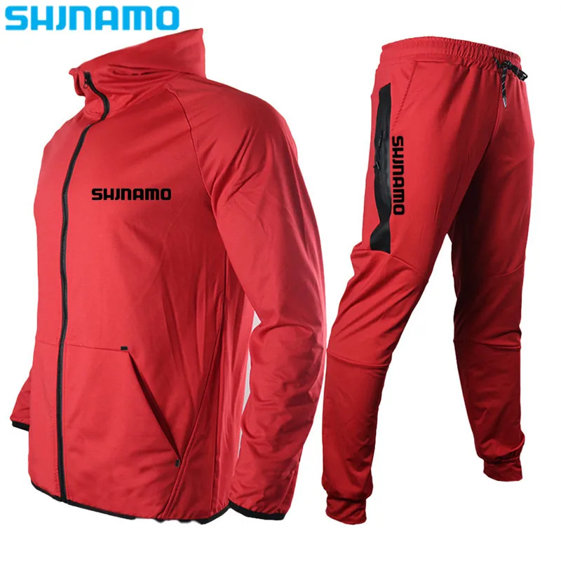 

Брендовая осенне-зимняя Свободная куртка с капюшоном, повседневные брюки, комплект из двух предметов, новая мужская модная спортивная одежда, уличная ветрозащитная рыболовная куртка