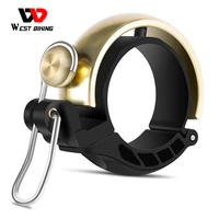 west biking mini bike bell aluminum alloy mtb road bike horn sound alarm safety cycling handlebars bell ring bicycle accessories