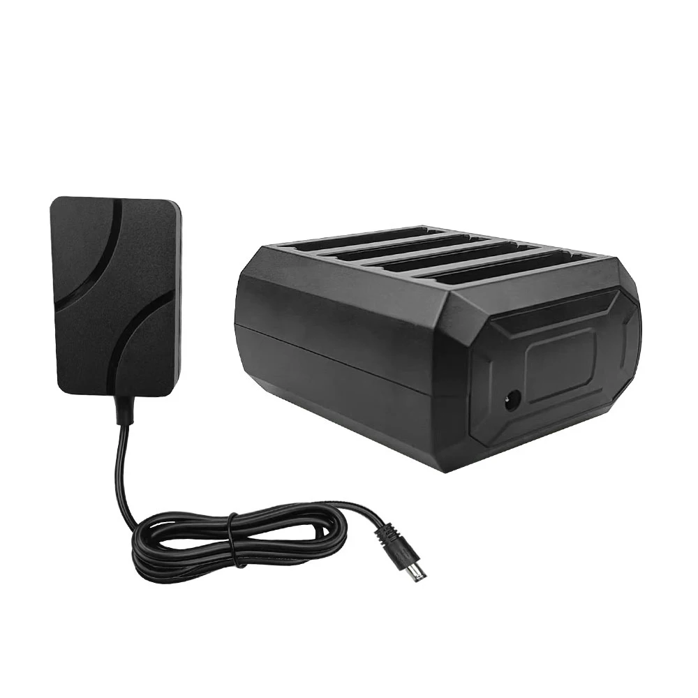 Адаптер зарядного источника с 4-слотовым основанием для зарядки аккумулятора