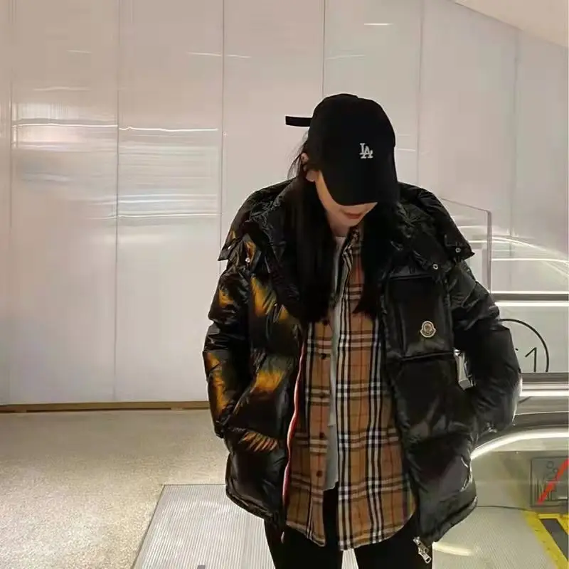 Moncler пуховик для мужчин и женщин с одинаковым белым утиным пухом зимняя куртка
