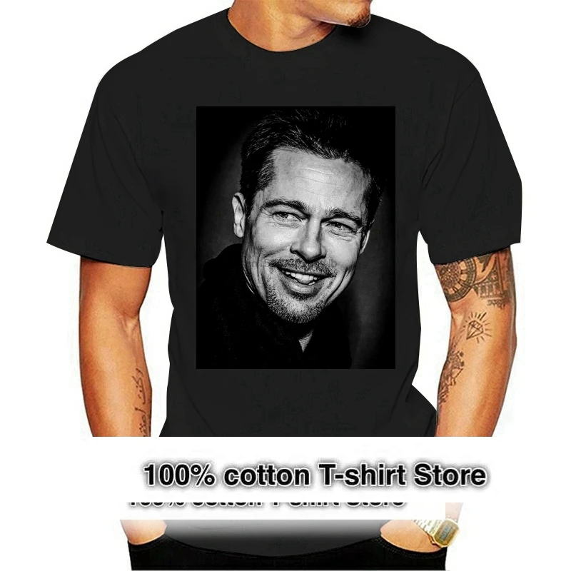 

Brad Pitt Celebrities Men T Shirt Tee Clothing 3 A 225